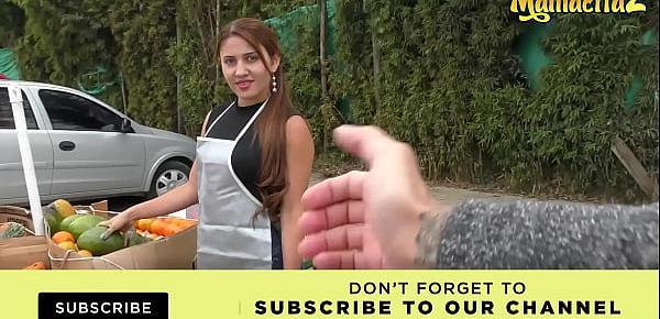  CARNE DEL MERCADO - (Melissa Lujan & Zacarias Blandon) Cute Latina Got Picked Up And Hard Fucked By An Amateur Guy
